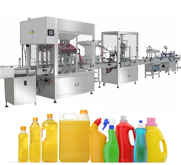 Ang Gravity Bleach Filling Machine, Bleach Filling Production Line