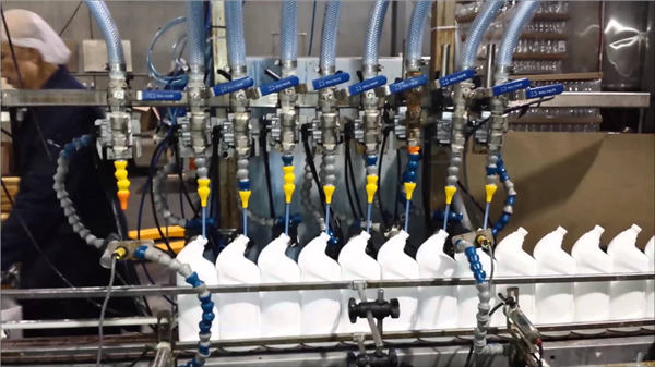 Ang bug-os nga awtomatikong paghugas sa Tilo nga Bugasay sa Linya sa Pag-ayos sa Linya nga Pagpuno