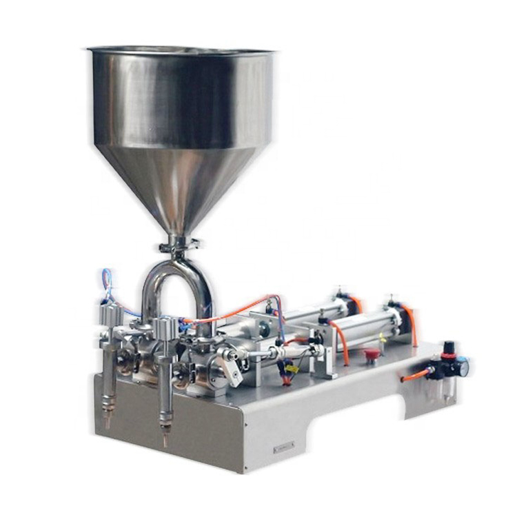 Pagdumala sa Pneumatic Doble Heads Honey Filling Machine