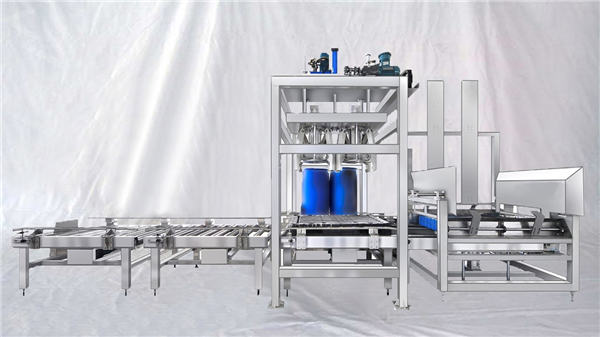 Nahiangay nga ESDF Series 100-1000L Kapasidad nga Big Drum Automatic Filling Machine